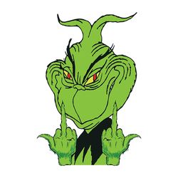 the grinch middle finger christmas svg files, christmas svg, cricut file, logo christmas svg, instant download