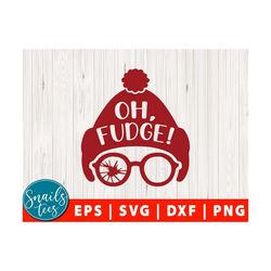 oh fudge svg eps dxf png merry christmas svg fudge svg christmas svg christmas clip art santa svg cut file for cameo cri