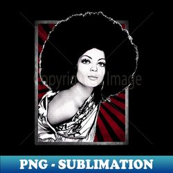 Diana Ross Rare Photo Retro Halftone - Exclusive Sublimation Digital File - Unleash Your Inner Rebellion