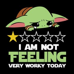 i'm not feeling very worky today, baby yoda png, merry christmas png, logo christmas svg, instant download