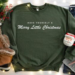 merry christmas sweatshirt, womens christmas shirt, christmas crewneck, merry and bright christmas sweater, minimal chri