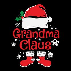grandma claus svg, grandma christmas svg, grandma claus christmas svg cricut, logo christmas svg, instant download