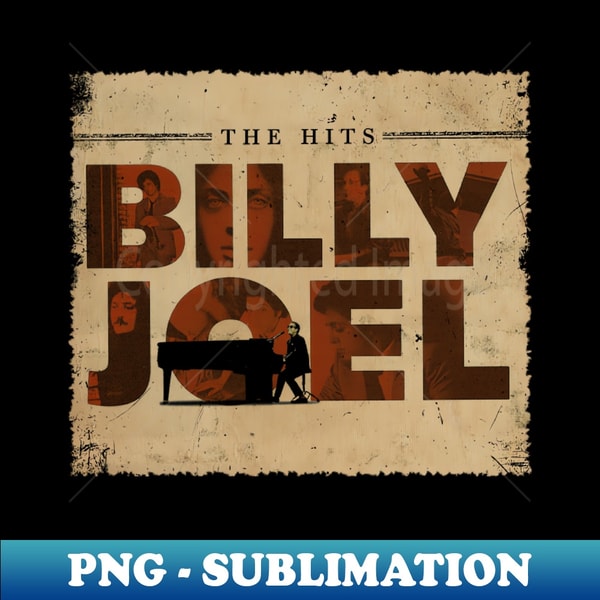 In The Spotlight Billy Joel - Exclusive PNG Sublimation Down | Inspire ...