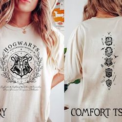 vintage hogwarts comfort color shirt, wizard shirt, wizarding world shirt, hogwarts house sweatshirt, magic world shirt,