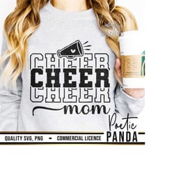 cheer mom svg png, cheer mom svg, megaphone svg, football mom svg, cheerleading svg, cheerleader svg, mom shirt svg, cheer mama svg