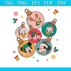 vintage disney ornament mickey and friends svg download