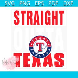 vintage straight outta texas rangers svg digital cricut file