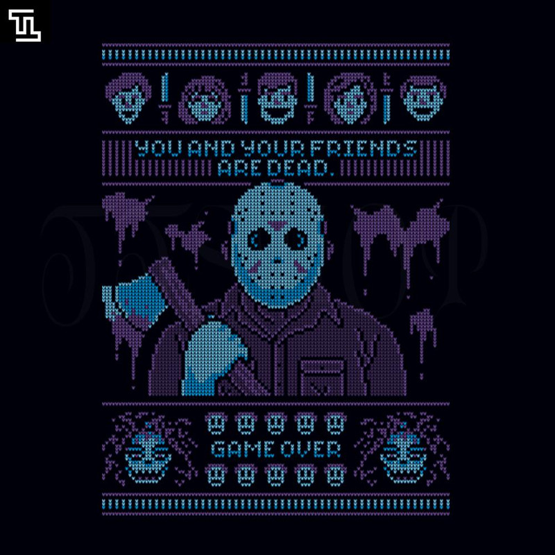 TTL234-GAME OVER ugly sweater Halloween PNG.jpg