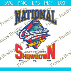 phillies vs diamondbacks national championship series svg