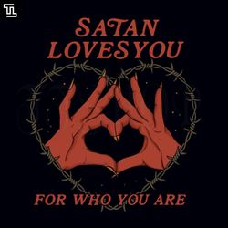satan loves you halloween png