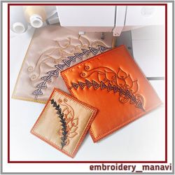 In The Hoop embroidery designs of napkins-stands for hot dishes in 3 sizes