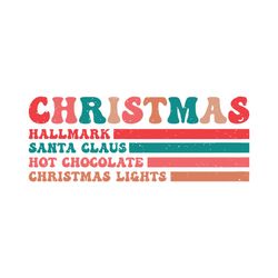 retro vintage christmas hallmark santa claus svg download