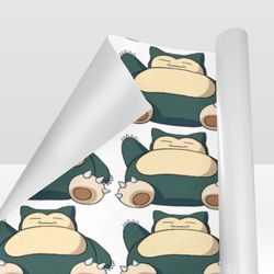 Snorlax Gift Wrapping Paper 58"x 23" (1 Roll)
