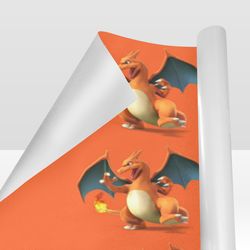 Charizard Gift Wrapping Paper 58"x 23" (1 Roll)