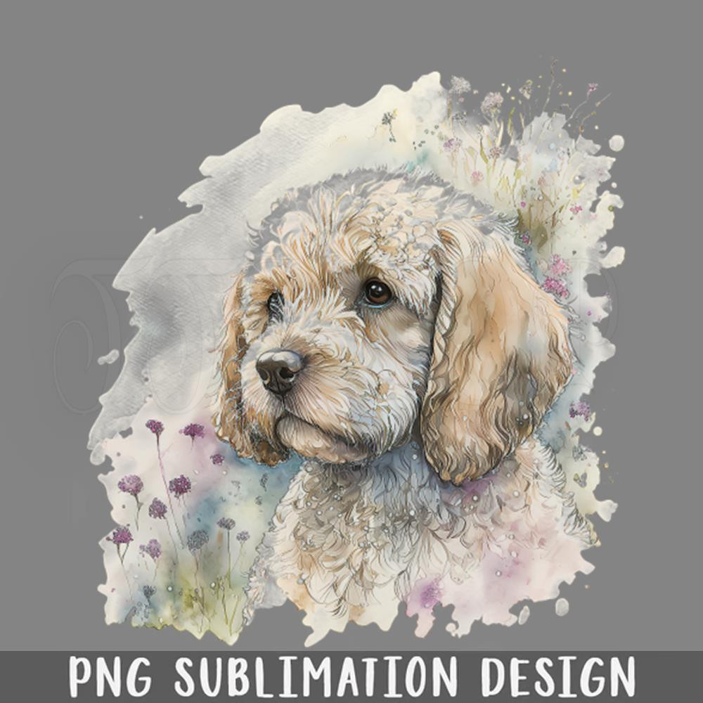 DMCC191-Cockapoo Original Watercolour Art PNG Download.jpg
