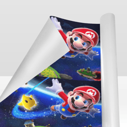 Mario Gift Wrapping Paper 58"x 23" (1 Roll)