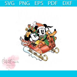 dashing through the snow mickey minnie christmas png file