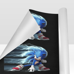 Sonic Gift Wrapping Paper 58"x 23" (1 Roll)