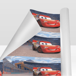 Mcqueen Gift Wrapping Paper 58"x 23" (1 Roll)
