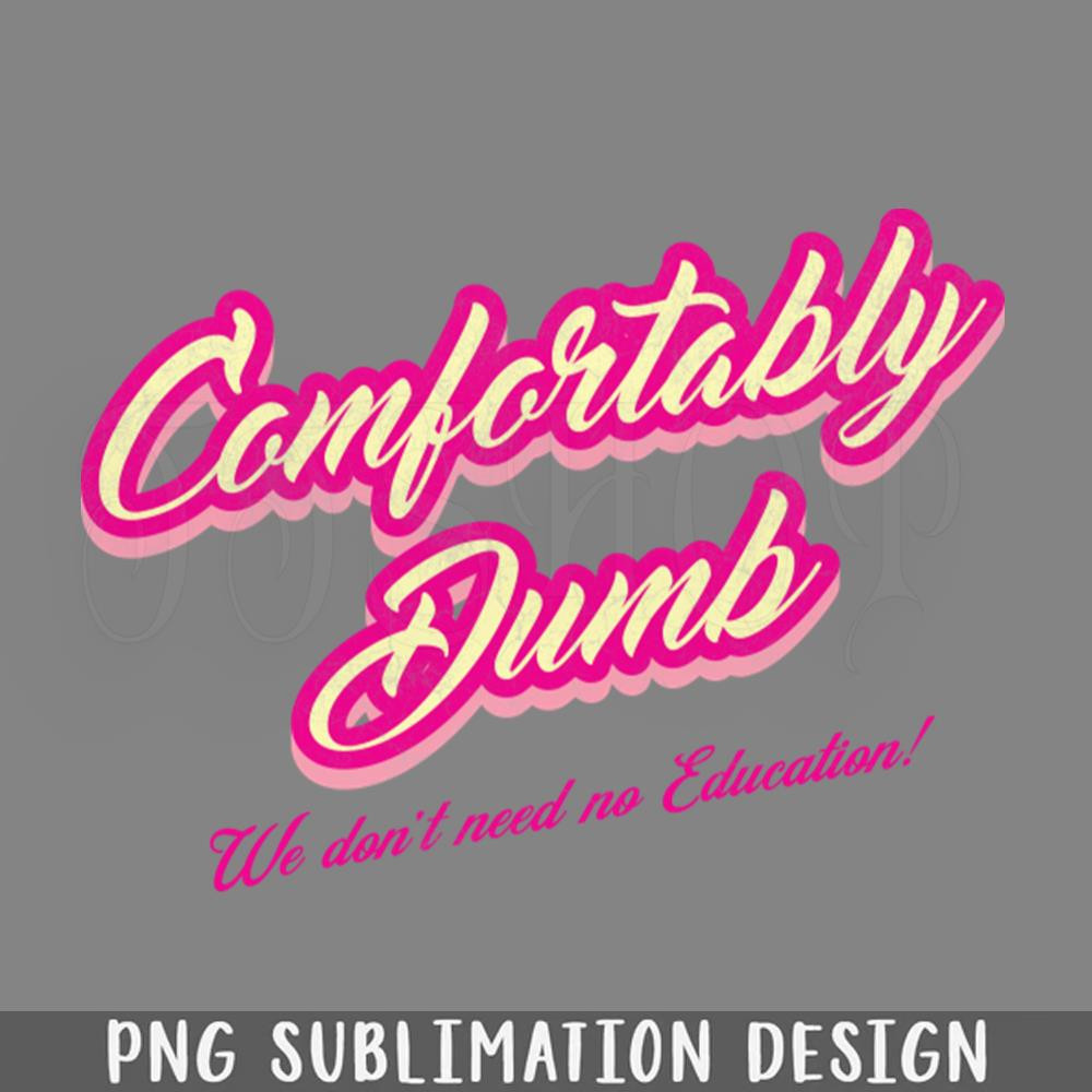 DMCC242-Comfortably Dumb Funny Music Vintage PNG Download.jpg
