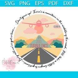 its just turbulence dont give up pink concert svg cricut file