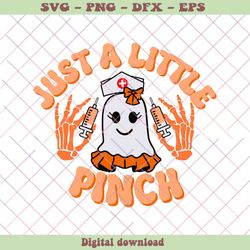 Funny Just A Little Pinch Skeleton Hand SVG Digital Cricut File