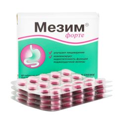 Mezym Forte 80 Tablets Natural Enzyme Supplement improves the digestive system