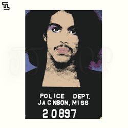 prince in mugshot comic art png, comic png download