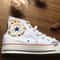 Custom Converse Embroidered Bees and sweet Flowers Converse Chuck Taylor Embroidered Personalized, Flower and Bee Custom Embroidered Shoes - 7.jpg