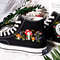 Custom Embroidery Shoes, Flower Converse Handmade, Women's Shoes, Wedding Gift, Converse Hi Chuck 1970s, Wedding Sneakers, Valentine Gift - 2.jpg