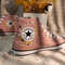 Custom Embroidery Shoes, Flower Converse Handmade, Women's Shoes, Wedding Gift, Converse Hi Chuck 1970s, Wedding Sneakers, Valentine Gift - 9.jpg