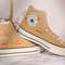 Custom Embroidery Shoes, Flower Converse Handmade, Women's Shoes, Wedding Gift, Converse Hi Chuck 1970s, Wedding Sneakers, Valentine Gift - 4.jpg