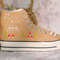 Custom Embroidery Shoes, Flower Converse Handmade, Women's Shoes, Wedding Gift, Converse Hi Chuck 1970s, Wedding Sneakers, Valentine Gift - 5.jpg