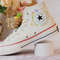 Custom Embroidery Shoes, Flower Converse Handmade, Women's Shoes, Wedding Gift, Converse Hi Chuck 1970s, Wedding Sneakers, Valentine Gift - 7.jpg