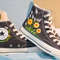 Custom Embroidery Shoes, Flower Converse Handmade, Women's Shoes, Wedding Gift, Converse Hi Chuck 1970s, Wedding Sneakers, Valentine Gift - 2.jpg