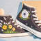 Custom Embroidery Shoes, Flower Converse Handmade, Women's Shoes, Wedding Gift, Converse Hi Chuck 1970s, Wedding Sneakers, Valentine Gift - 6.jpg