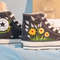 Custom Embroidery Shoes, Flower Converse Handmade, Women's Shoes, Wedding Gift, Converse Hi Chuck 1970s, Wedding Sneakers, Valentine Gift - 8.jpg