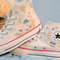 Custom Embroidery Shoes, Flower Converse Handmade, Women's Shoes, Wedding Gift, Converse Hi Chuck 1970s, Wedding Sneakers, Valentine Gift - 2.jpg