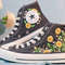 Custom Embroidery Shoes, Flower Converse Handmade, Women's Shoes, Wedding Gift, Converse Hi Chuck 1970s, Wedding Sneakers, Valentine Gift - 6.jpg