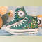Custom Embroidery Shoes, Flower Converse Handmade, Women's Shoes, Wedding Gift, Converse Hi Chuck 1970s, Wedding Sneakers, Valentine Gift - 1.jpg