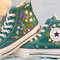 Custom Embroidery Shoes, Flower Converse Handmade, Women's Shoes, Wedding Gift, Converse Hi Chuck 1970s, Wedding Sneakers, Valentine Gift - 6.jpg