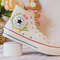 Custom Embroidery Shoes, Flower Converse Handmade, Women's Shoes, Wedding Gift, Converse Hi Chuck 1970s, Wedding Sneakers, Valentine Gift - 7.jpg