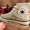 Custom Embroidery Shoes, Flower Converse Handmade, Women's Shoes, Wedding Gift, Converse Hi Chuck 1970s, Wedding Sneakers, Valentine Gift - 4.jpg
