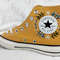 Custom Embroidery Shoes, Flower Converse Handmade, Women's Shoes, Wedding Gift, Converse Hi Chuck 1970s, Wedding Sneakers, Valentine Gift - 8.jpg