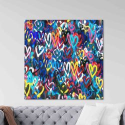 banksy love hearts banksy wall art banksy canvas banksy print banksy graffiti street art pop art canvas graffiti wall ar