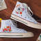 Custom Floral Embroidered Shoes, Handmade Embroidered Converse, Converse Custom, Converse Wreath Flower, Custom Flower Chuck Taylor 1970s - 5.jpg