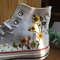 Custom Floral Embroidered Shoes, Handmade Embroidered Converse, Converse Custom, Converse Wreath Flower, Custom Flower Chuck Taylor 1970s - 4.jpg