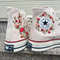 Custom Floral Embroidered Shoes, Handmade Embroidered Converse, Converse Custom, Converse Wreath Flower, Custom Flower Chuck Taylor 1970s - 8.jpg
