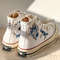 Custom Floral Embroidered Shoes, Handmade Embroidered Converse, Converse Custom, Converse Wreath Flower, Custom Flower Chuck Taylor 1970s - 5.jpg