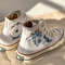 Custom Floral Embroidered Shoes, Handmade Embroidered Converse, Converse Custom, Converse Wreath Flower, Custom Flower Chuck Taylor 1970s - 8.jpg